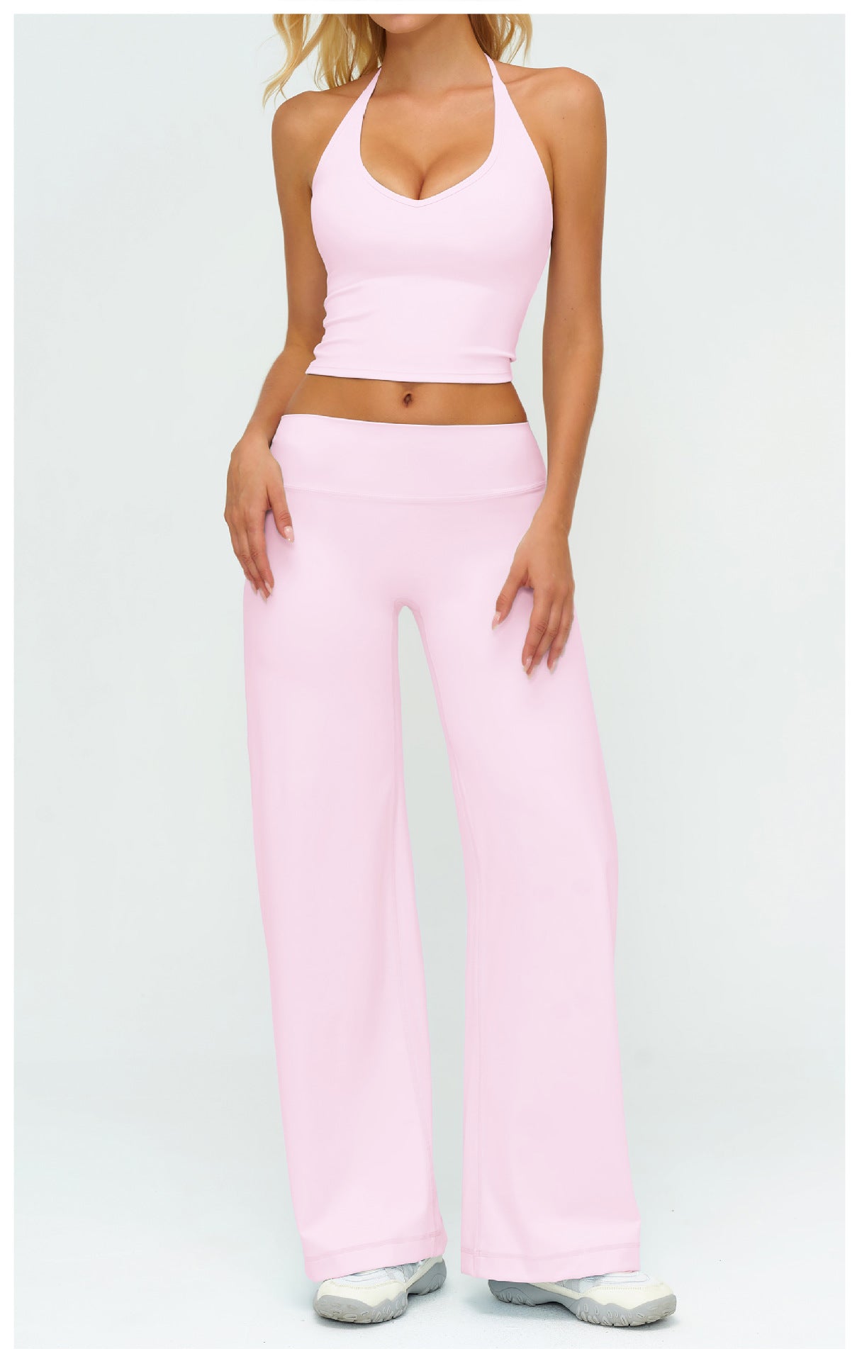 Sculpt Halter Crop Top