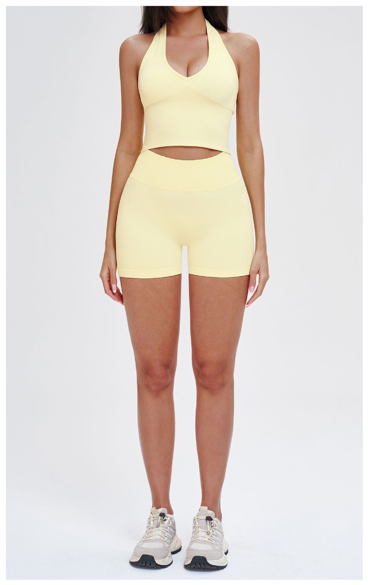Sculpt Halter Crop Top