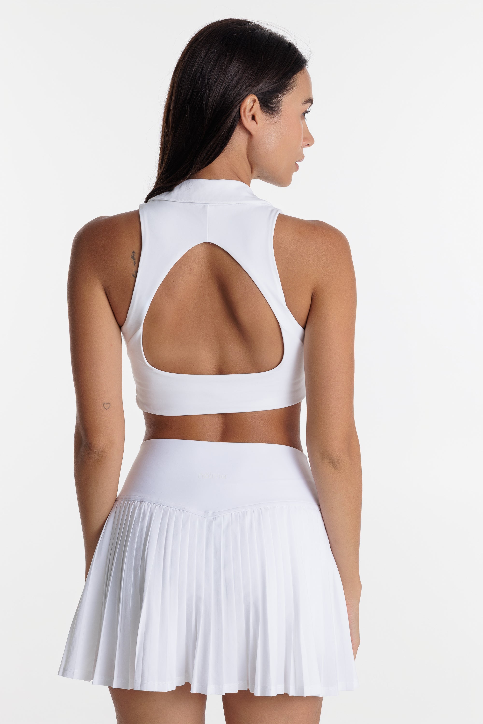 Sculpt Halter Skort Set